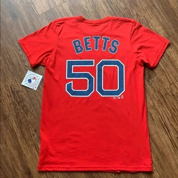 Boston Red Sox T Shirt Mookie Betts NWT - Picture 2 of 15